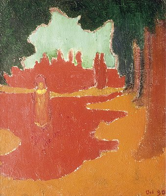Sunlight on the Terrace by Maurice Denis (1890)