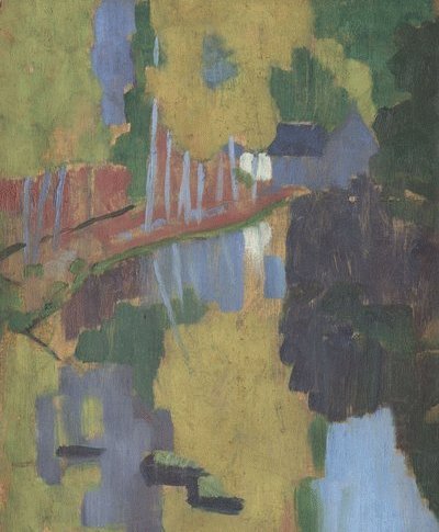 The Talisman, The Aven River at the Bois d'Amour by Paul Sérusier (1888)