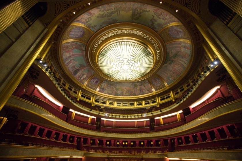 The dome of the Theatre Champs-Élysées
