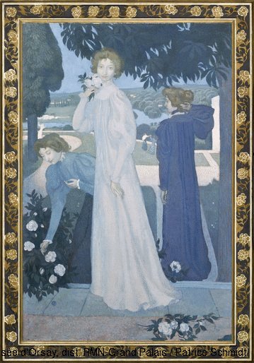 Triple Portrait of Yvonne Lerolle by Maurice Denis (1897)
