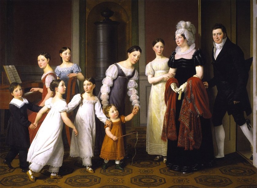 The Nathanson Family by Christoffer Eckersberg (1818) (126 x 173cms) Statens Museum for Kunst, Copenhagen