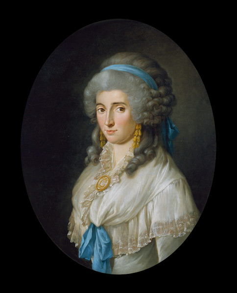 Charlotte von Stein by Georg Melchior Kraus (1787)