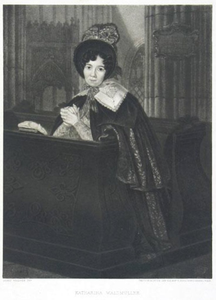 Katharina Waldmüller (née Weidner) by Joseph Weidner