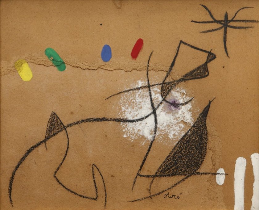 Oiseau dans La Nuit by Joan Miro (1973)