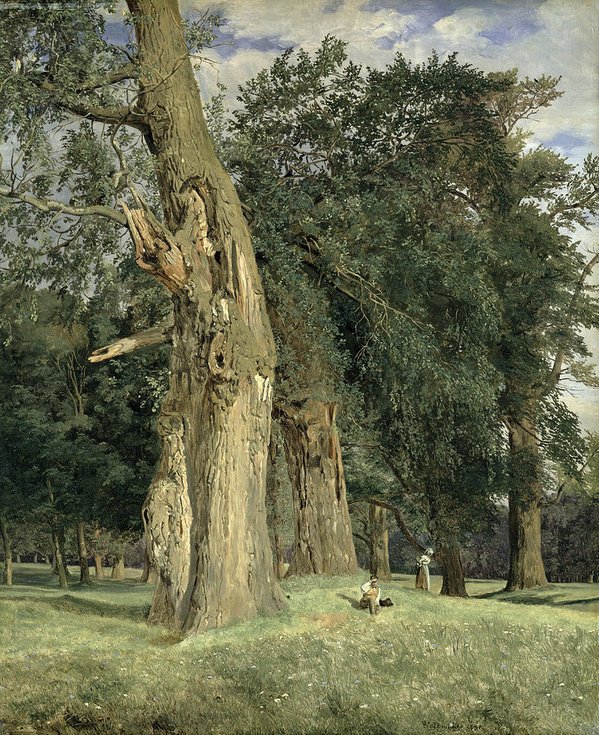 Old Elms In Prater by Ferdinand Waldmüller (1831)