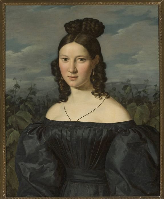 Portrait of a Young Lady by Ferdinand Waldmüller (1820)