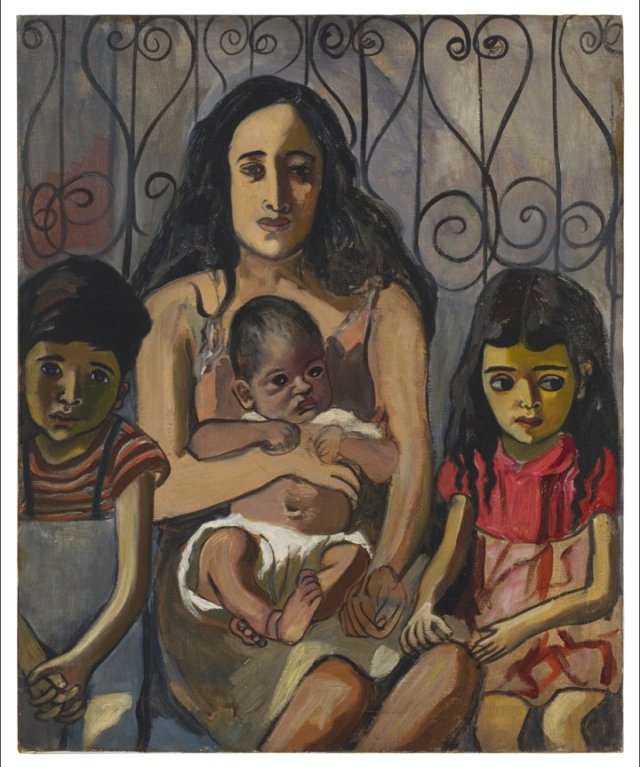 Spanish Family by Alice Neel (1943)