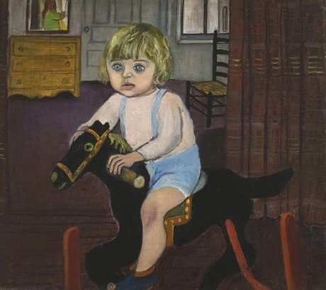 Hartley on the Rocking Horse by Alice Neel (1943)