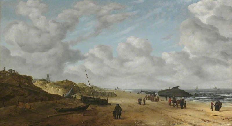 View of Schevningen Sands by Hendrick van Anthonissen (1641)