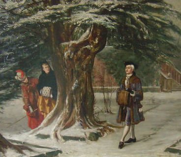 Winter Scene by Johannes Christiaan d'Arnaud Gerkens (1875)