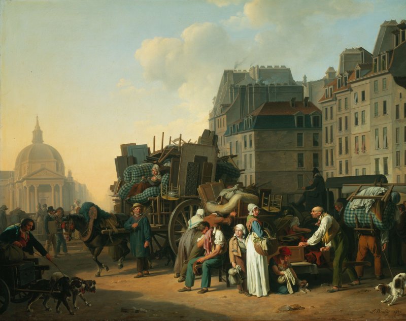 The Movings by Louis-Léopold Boilly (1822)