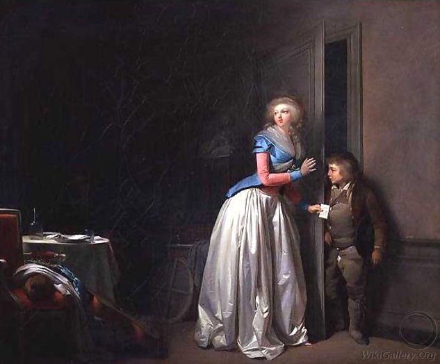 The Visit received by Louis-Léopold Boilly (1789)