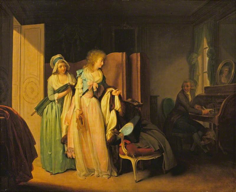 The Visit Returned by Louis-Léopold Boilly (1787)