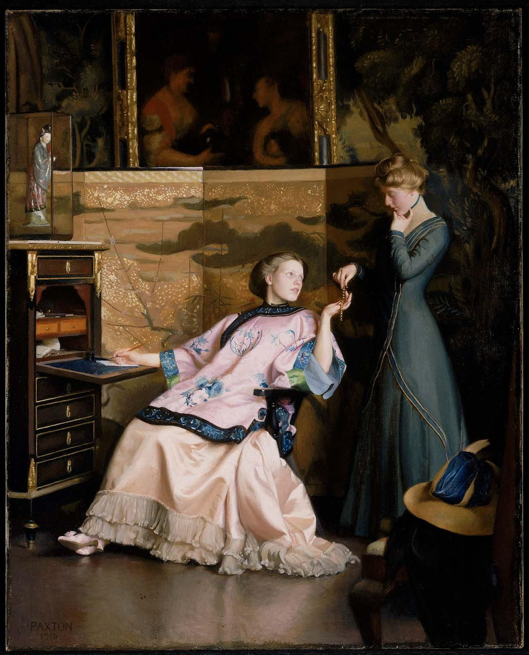 The New Necklace by William Paxton (1910)